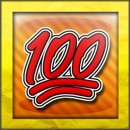 Keep it a Hunnid achievement icon for PeeWee Purpdrank's FOENEM Clicker