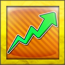 Index Fund achievement icon for PeeWee Purpdrank's FOENEM Clicker