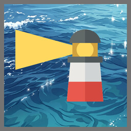 Icon for The beacon alight.