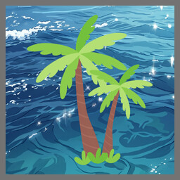 Icon for A day at the beach.