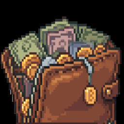 Fat Wallet achievement icon for Sushi Idle Clicker
