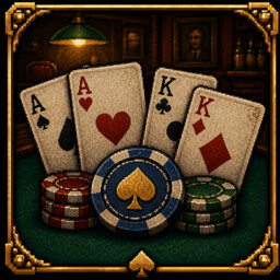 Two Pair achievement icon for Tilting - A Noir Poker Career