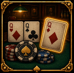 Trips achievement icon for Tilting - A Noir Poker Career