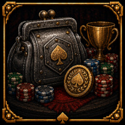 Iron Wallet achievement icon for Tilting - A Noir Poker Career