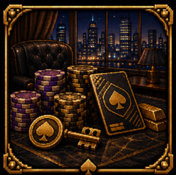 High Roller achievement icon for Tilting - A Noir Poker Career