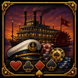 Riverboat Captain achievement icon for Tilting - A Noir Poker Career