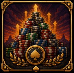 Three-Bet achievement icon for Tilting - A Noir Poker Career