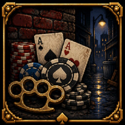 Back-Alley Brawler achievement icon for Tilting - A Noir Poker Career