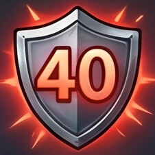 40-Round Survivor achievement icon for Blosharper: Battle of Blossoms