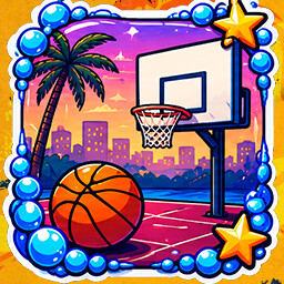 Basketball entertainment achievement icon for Giant Waifu Wash Simulator 💦