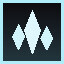 CRYSTAL CAVES achievement icon for Pixel Rain
