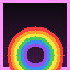 RAINBOW RUN achievement icon for Pixel Rain