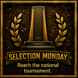 Selection Monday achievement icon for Road to Omaha: College Baseball Dynasty