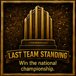 Last Team Standing achievement icon for Road to Omaha: College Baseball Dynasty