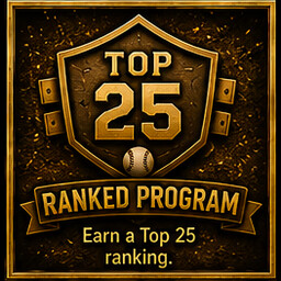 Ranked Program achievement icon for Road to Omaha: College Baseball Dynasty