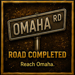 Road Completed achievement icon for Road to Omaha: College Baseball Dynasty