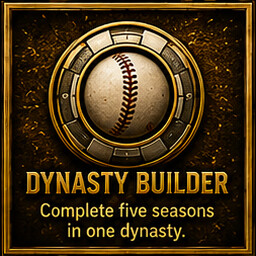 Dynasty Builder achievement icon for Road to Omaha: College Baseball Dynasty