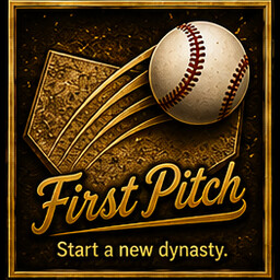 First Pitch achievement icon for Road to Omaha: College Baseball Dynasty