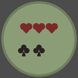 Monster achievement icon for Card Night at Gigi's
