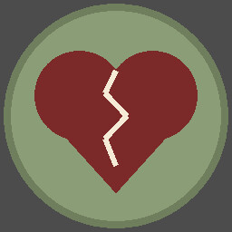 Heartbreaker achievement icon for Card Night at Gigi's