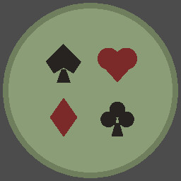 Quartet achievement icon for Card Night at Gigi's