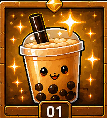 First Brew achievement icon for Daily Brew Idle: Milk Tea Tycoon