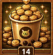 Overflow: Packaging achievement icon for Daily Brew Idle: Milk Tea Tycoon