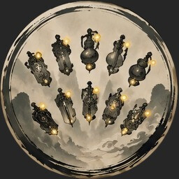 Ten Relics achievement icon for Thousand Floors