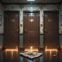 Three Doors achievement icon for Cover Story