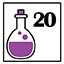 You collected 20 Purple Potions