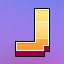 Icon for Pixel Letter J