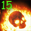 Die by the hungry flame 15x!