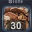 Icon for Crafting resources: Stone