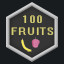 Sorted 100 fruits!