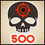 500 skeletons shot!