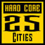 hard: 25 cities