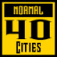 normal: 40 cities