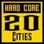 hard: 20 cities