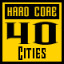 hard: 40 cities
