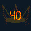 Icon for 40 levels completed