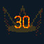 Icon for 30 levels completed