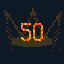 Icon for 50 levels completed