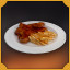 Icon for Grilled Buffalo Wings with French Fries