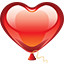 Balloon heart