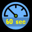 Slow down for 60 sec