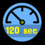 Slow down for 120 sec