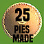 25 Pies Made