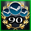 Captured 90 Achievements