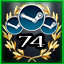 Captured 74 Achievements