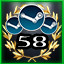 Captured 58 Achievements